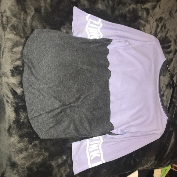 PINK elbow length sleeve top - Picture 3 of 3